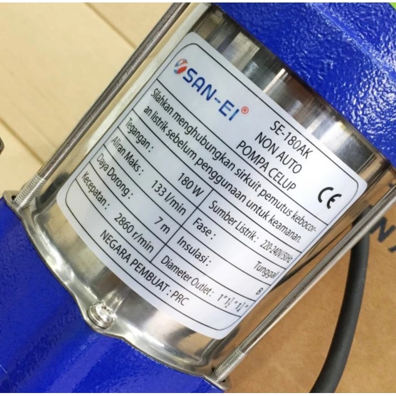 Pompa Celup San Ei AK 180 Air Kotor