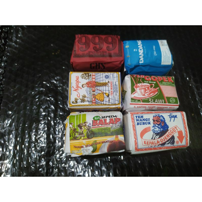 

teh racik solo isi 6(kepala djenggot dandang nyapu gopek 999 balap) kombinasi wedangan angkringan solo/teh racik oleh oleh khas solo/wedangan viral wong solo