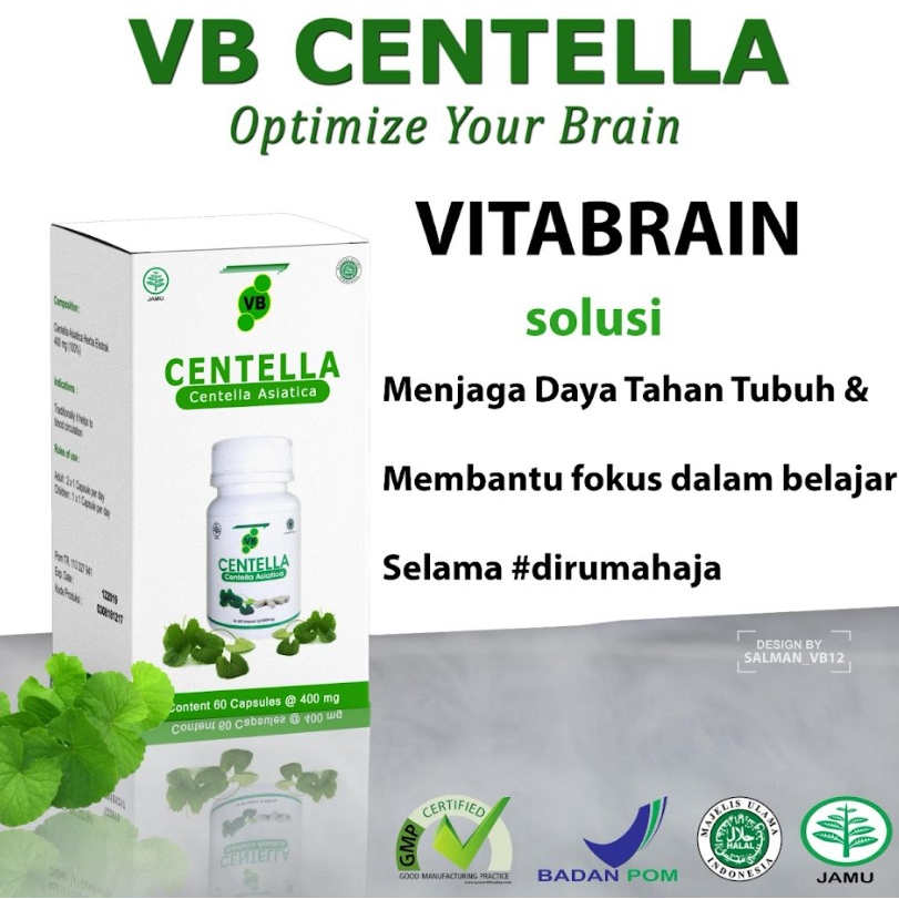 VitaBrain VB Centella Vitamin Otak Terbaik Distributor Vita Brain