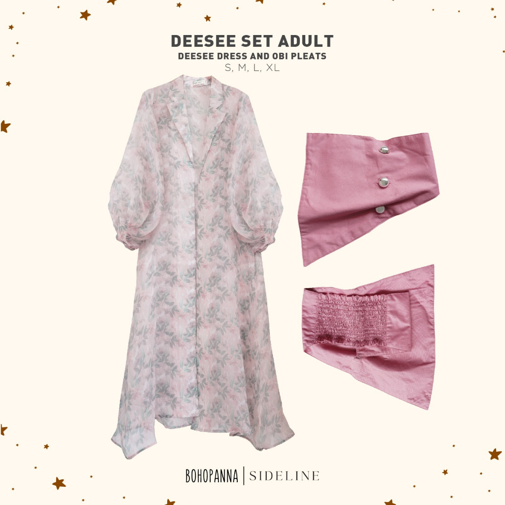 BOHOPANNA X SIDELINE DEESEE ADULT - BOHOPANNA SET DEWASA