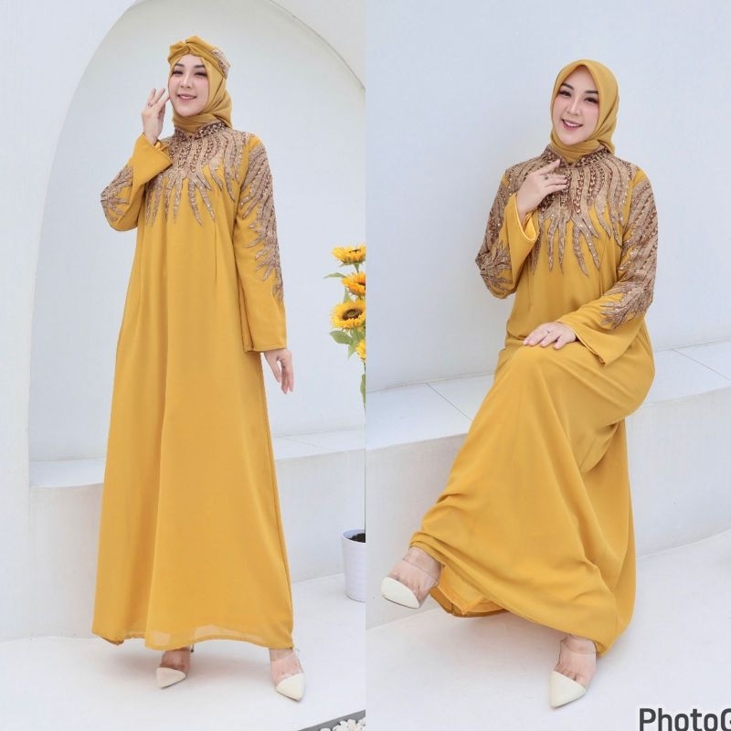 Gamis Kekinian Modern Aleta Original Butik