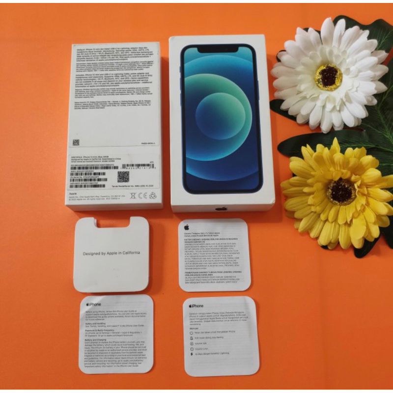 Dus Box iPhone 12 mini Blue iBox Original Copotan