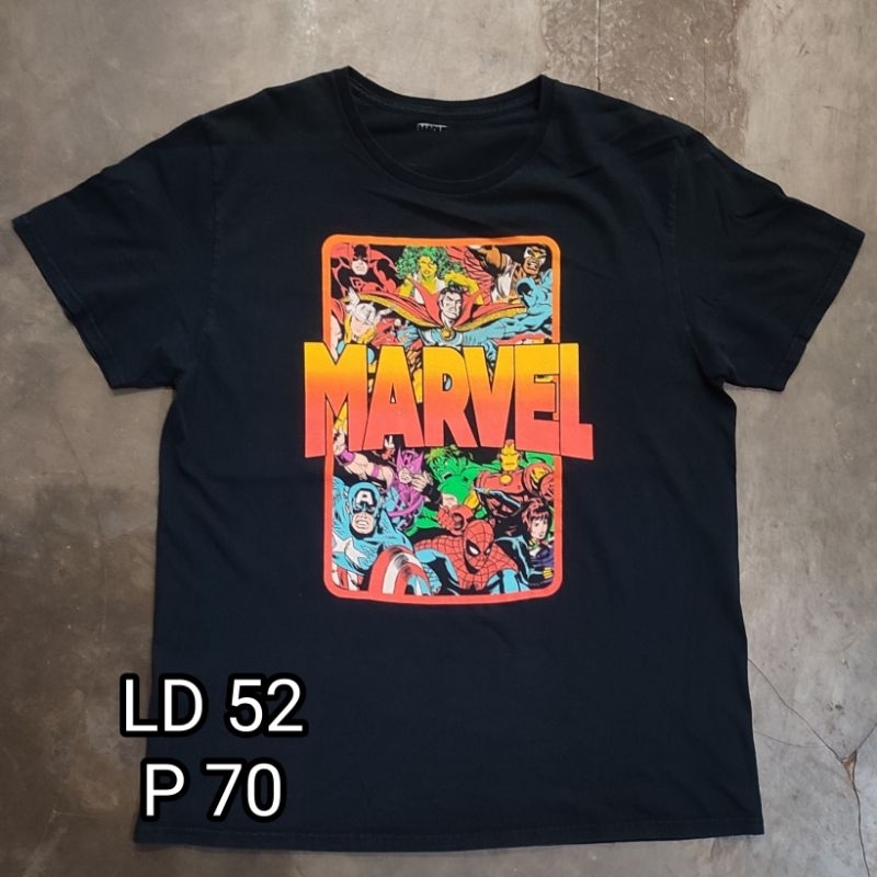 kaos marvel superhero vintage