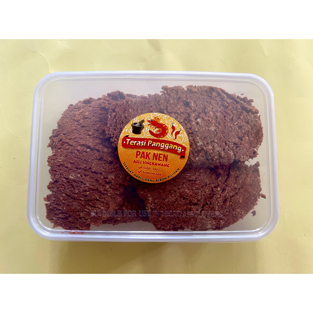 

TERASI PANGGANG PAK NEN / 500 GRAM / TERASI SIAP SAJI / BELACAN / KHAS SINGKAWANG / ASLI SINGKAWANG / TERMURAH