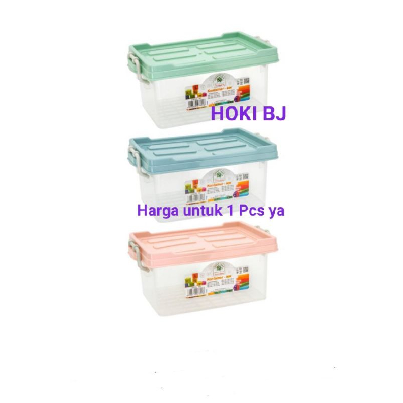 kotak serbaguna Q-Seven Box container 5,1 liter greenleaf 7803