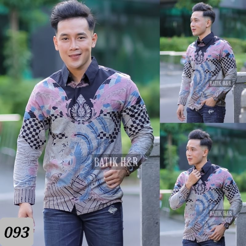 Baju Batik Lengan panjang Baju Batik lengan pendek Batik Solo Baju Batik Batik Premium Batik Original Batik Modern Batik H&amp;R Katun