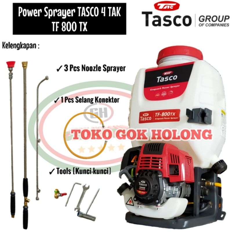 Sprayer Tasco TF 800 TX 4 Tak| Mesin Penyemprotan|Pertanian