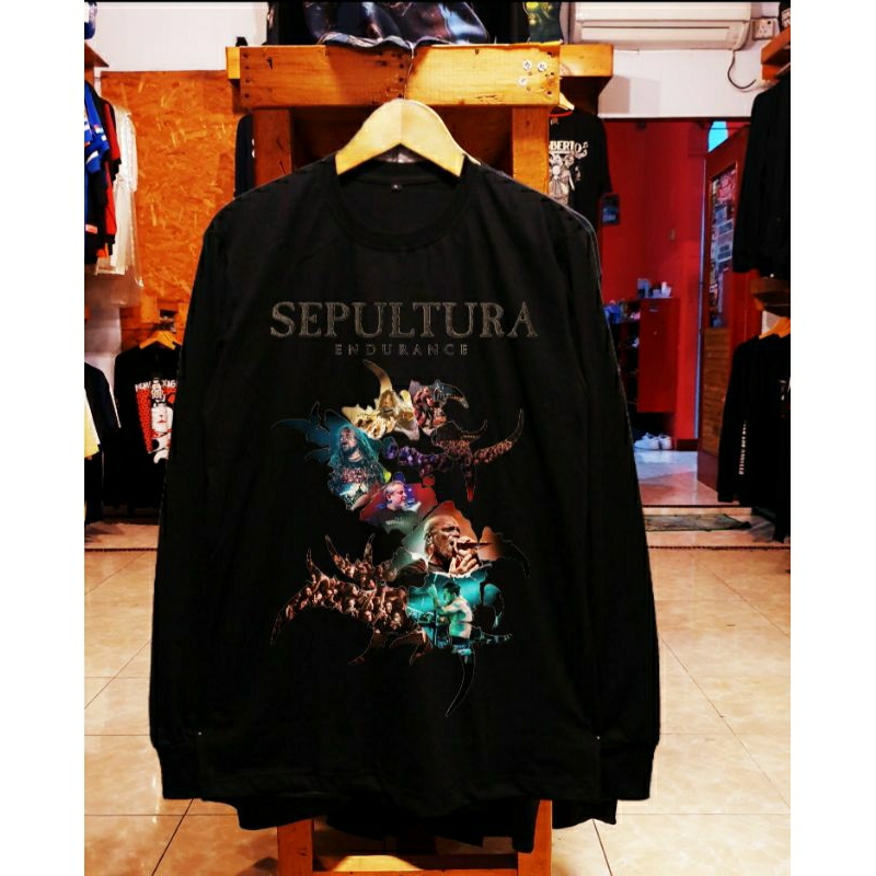 KAOS PANJANG METAL SEPULTURA TERBARU DISTRO - KAOS PANJANG METAL ORIGINAL MURAH