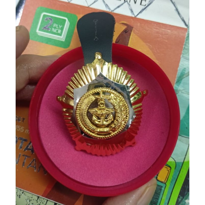 TANDA JABATAN MABES TNI KOLONEL MODEL OVAL - TANJAB MABES TNI KOLONEL KUNINGAN SEPUH