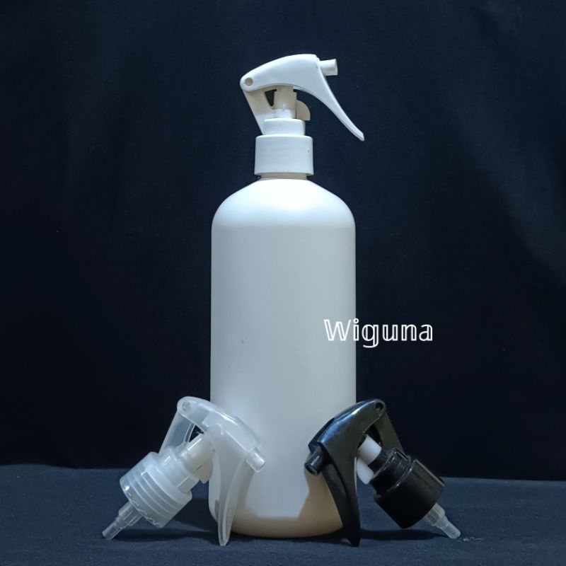 Botol Triger Spray 500ml HDPE Putih / Botol HDPE 500ml Putih Triger Spray / Botol Spray 500ml HDPE