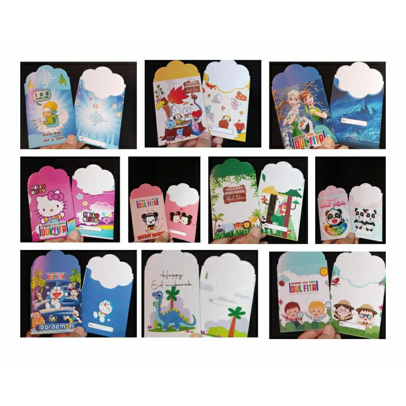 

amplop lebaran medium termurah uang lipat 1 siap Pakai sudah di lem