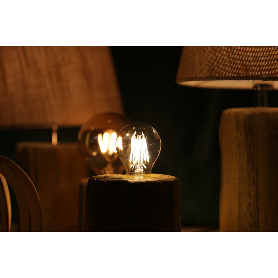 Lampu Pijar Filamen Bohlam Edison Dimmable 4W E27 Warm White - G80 - Brown