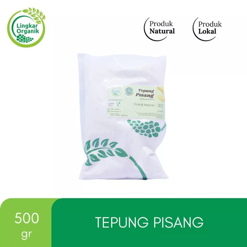 

Tepung Pisang lingkar organik 500gram
