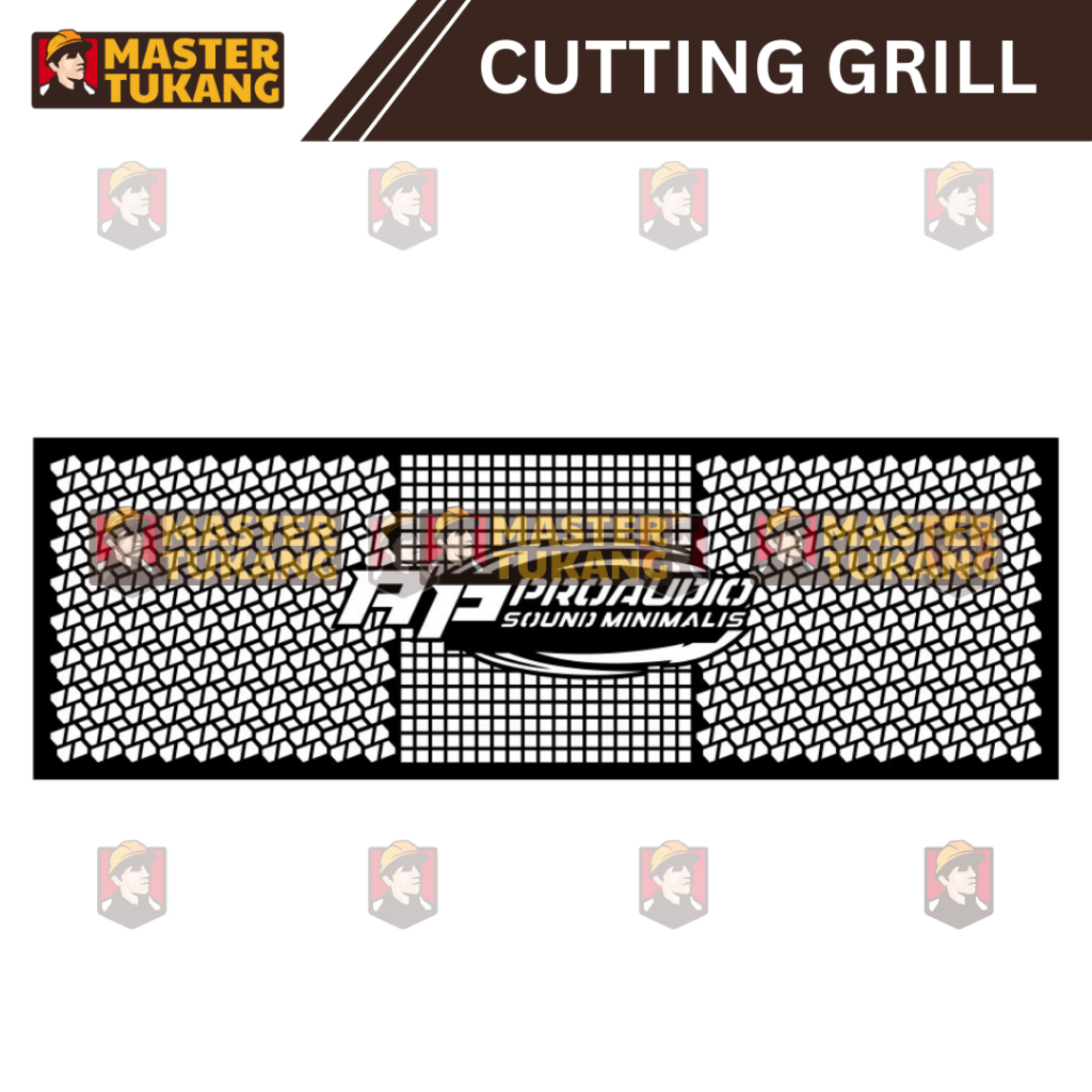 Plat Besi Ram Speaker - Ram Grill Plat Lubang