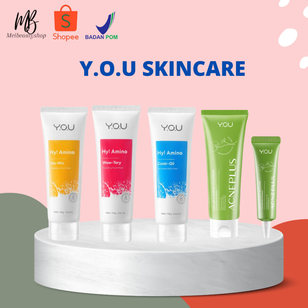 You Hy Amino Facial Wash | Anti Acne | Oil Control | Brightening | Hydrating  100ml