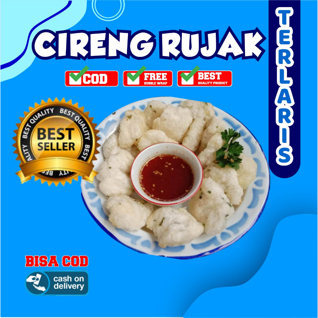 CIRENG ISI 20 BIJI BUMBU RUJAK KUAH KHAS BANDUNG FROZEN FOOD (TOPPOKI BASO ACI SEBLAK INSTAN CUANKI INSTAN)