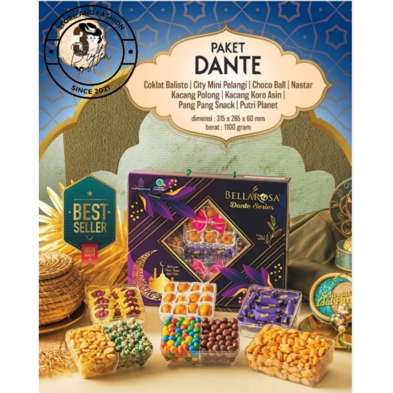 Dante Series BELLAROSA paket kue kering kuker lebaran parcel lebaran
