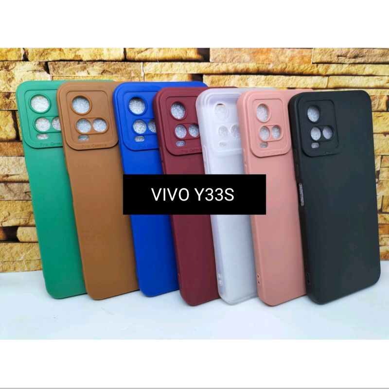 Softcase pro camera for VIVO Y33S Casing pelindung body hp