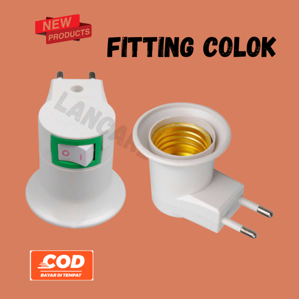 fitting colok/fitting sni/fitting on off/fitting colok saklar