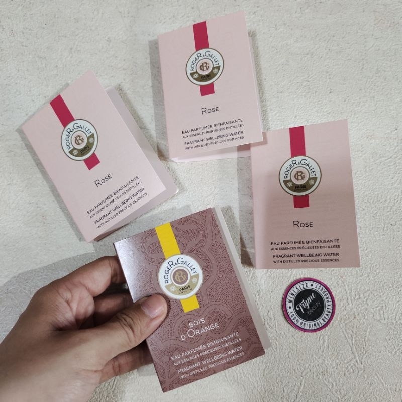 roger & gallet vial bois d'orange rose