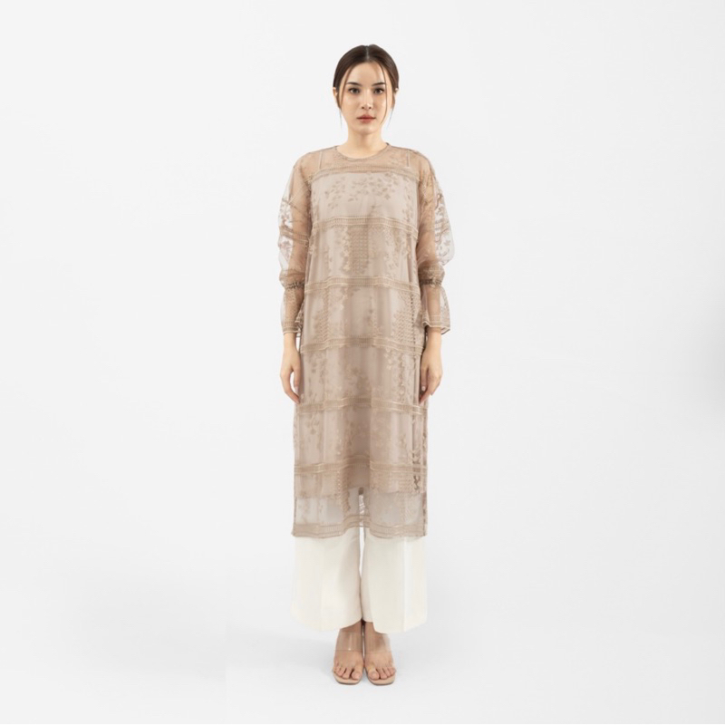 Zia Midi dress in brownie DAISSY.ID