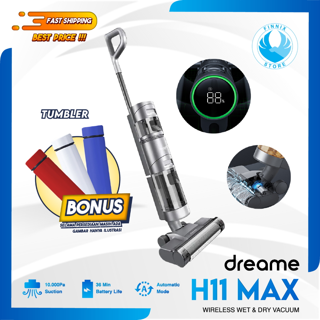 Dreame H11 MAX Wet and Dry Vacuum Cleaner Floor Wash - GARANSI RESMI