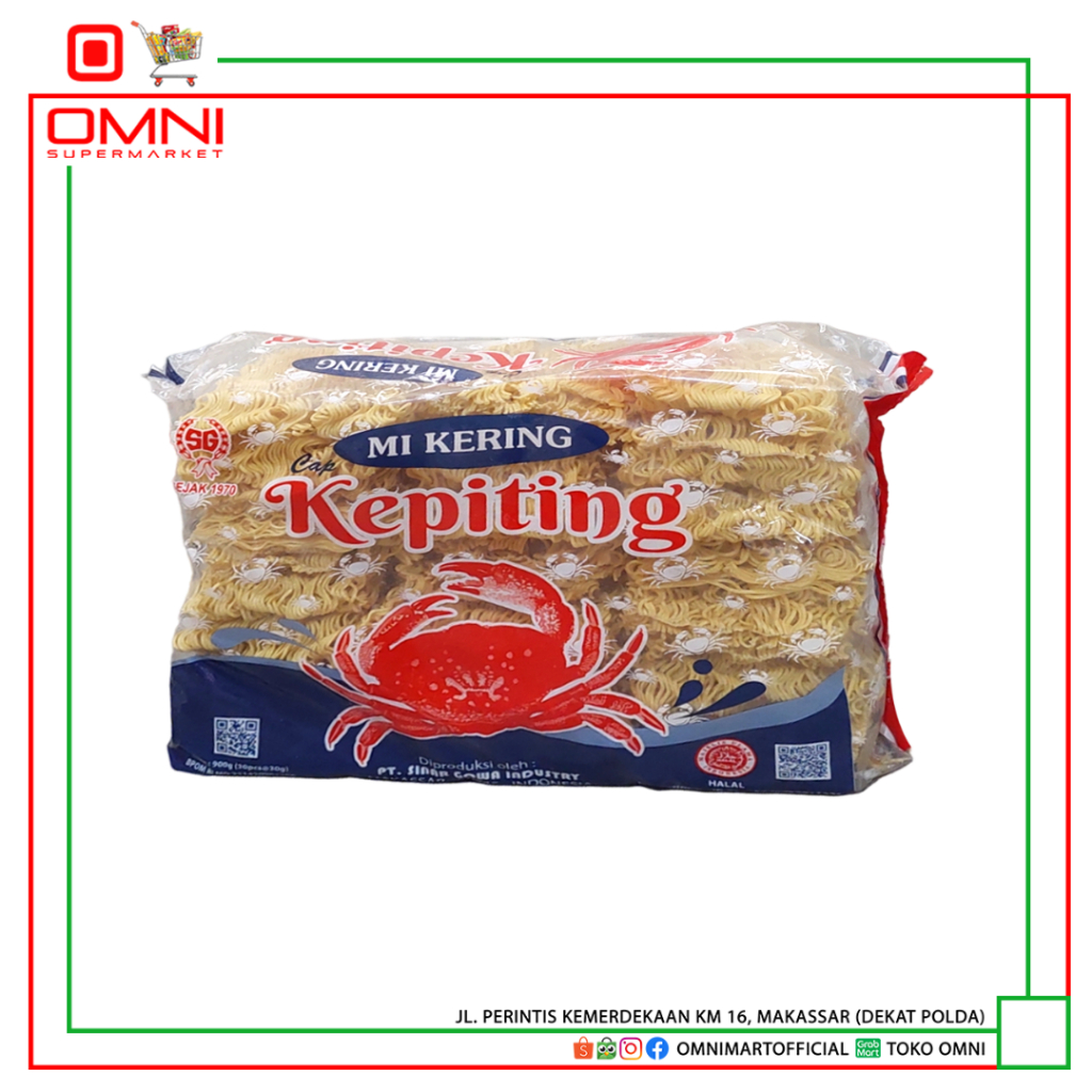 

MIE KEPITING INSTANT KERING MI TELUR KUNING 900 GR BAKMIE GORENG