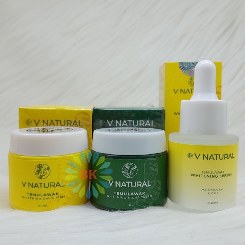 Paket V Natural Temulawak Whitening 3in1 BPOM