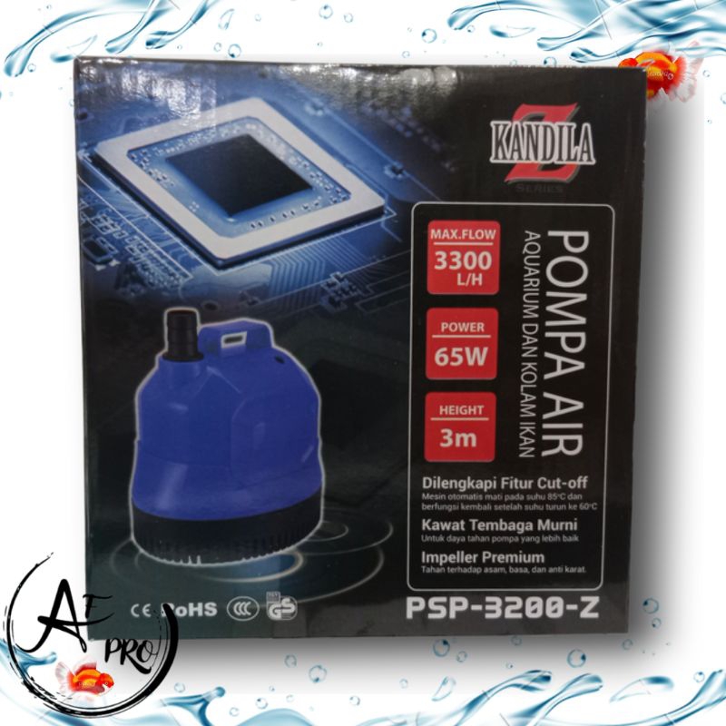 Pompa Kolam Aquarium Air Mancur KANDILA PSP 3200 Z