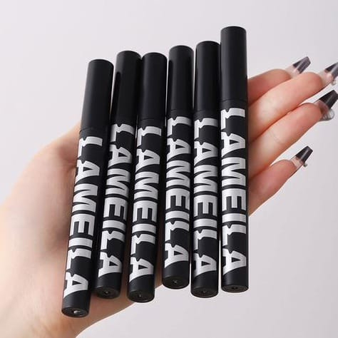 LAMEILA LIPSTIK KOREA BLACK NUDE LIP GLAZE MATTE KOSMETIK BIBIR