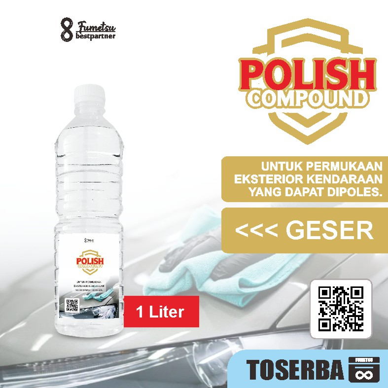 Polish Compound Pengkilap Penghilang Baret Mobil Body Compound Pengkilap Spion Lampu 1Liter