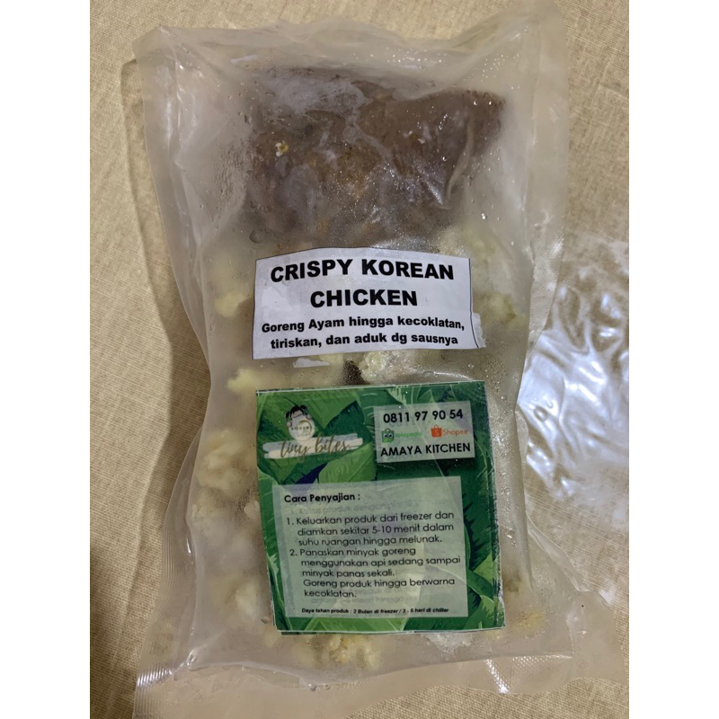 

Crispy Korean Chicken (Frozen Food) by Amaya Kitchen