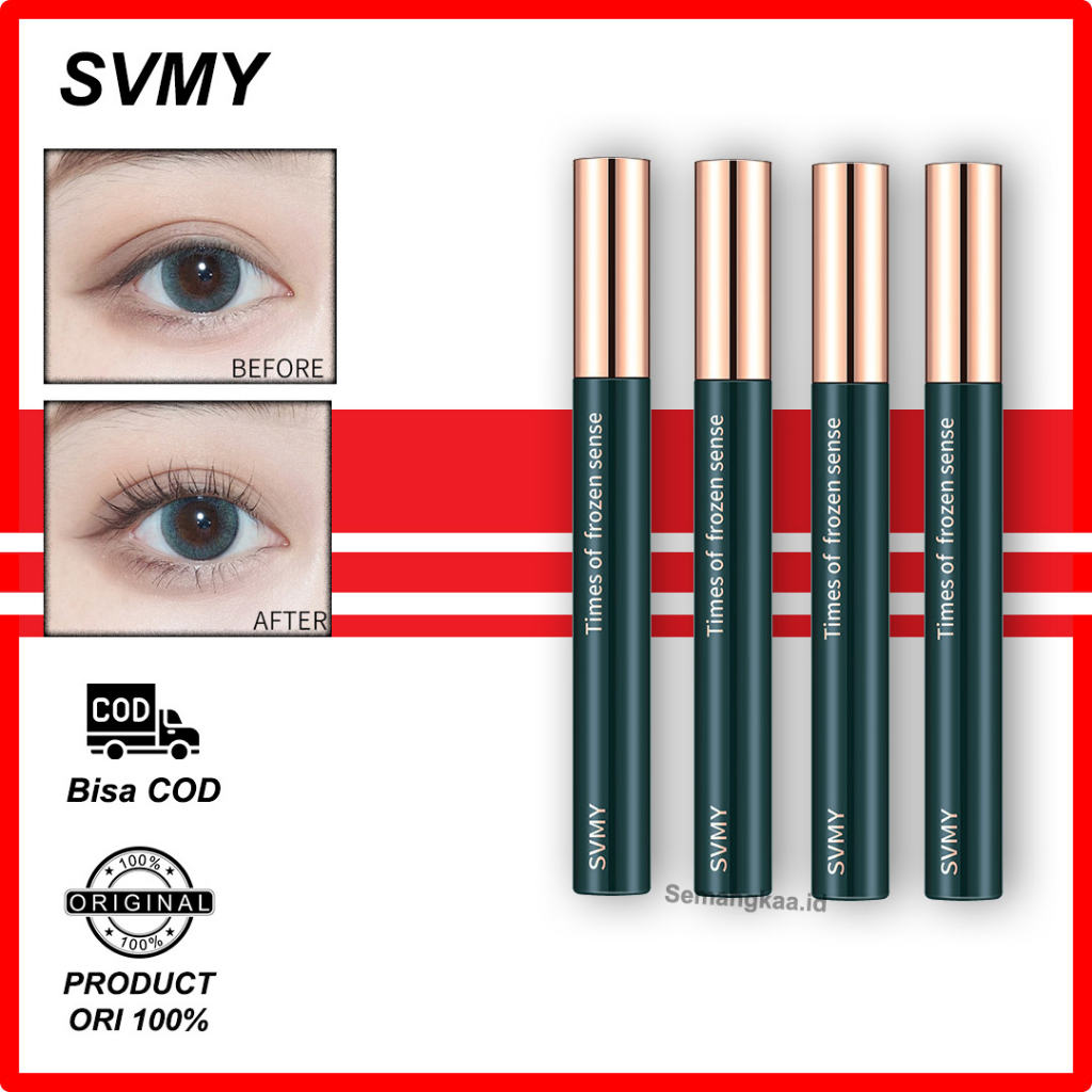 SVMY Maskara Green Gold Curling Mascara Waterproof And Lentic Natural LA179