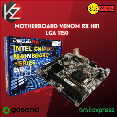 MOTHERBOARD VENOM RX H81 LGA 1150