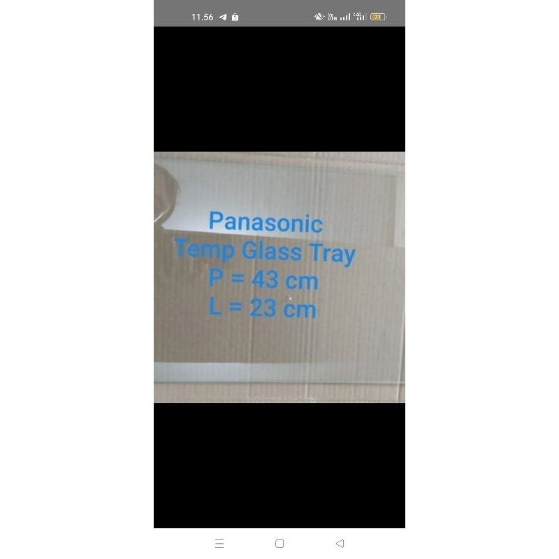 Rak Tutup Box Sayur Kulkas Panasonic 1 Pintu Original