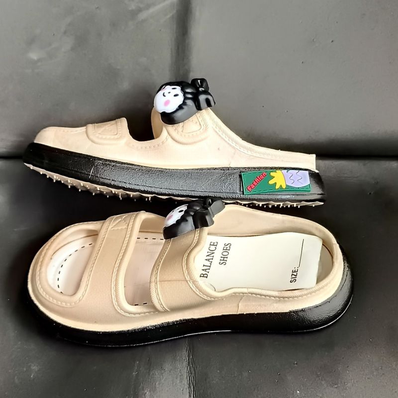 Sandal anak perempuan import sandal balance size tanggung 30-35 selop anak wanita ban2 sendal viral 029 motif trendy lucu
