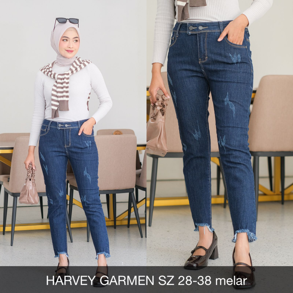 CELANA JEANS WANITA HARVEY GARMEN