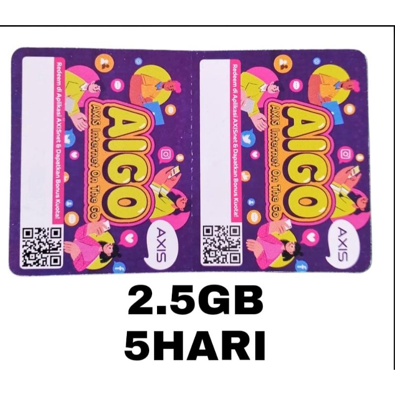 VOUCHER PAKET DATA AXIS 4GB 5H