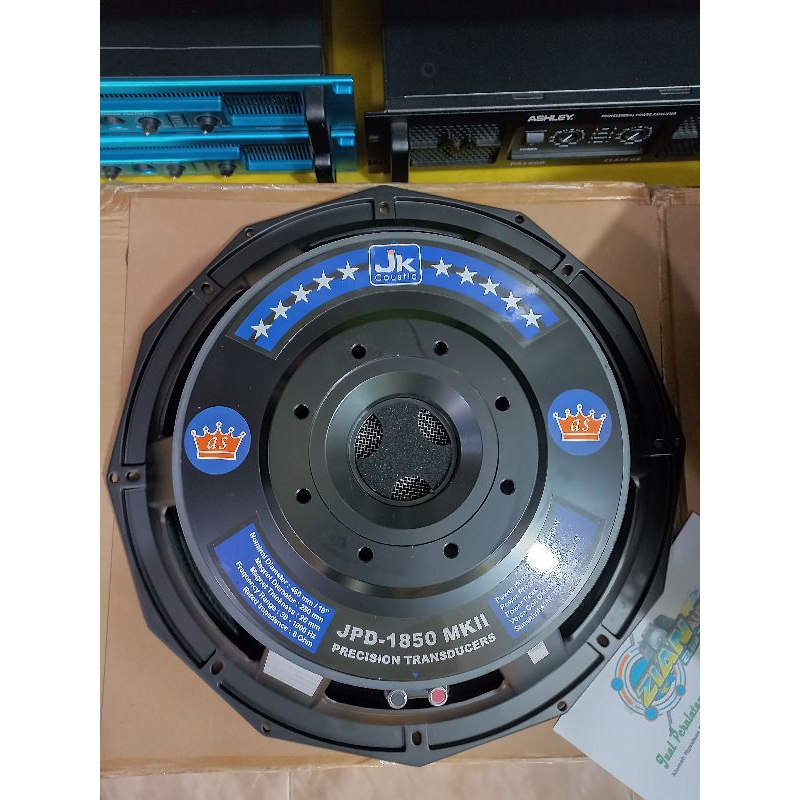Speaker Komponen 18" JK-Coustic JPD-1850 MKII Original wajib palet kayu