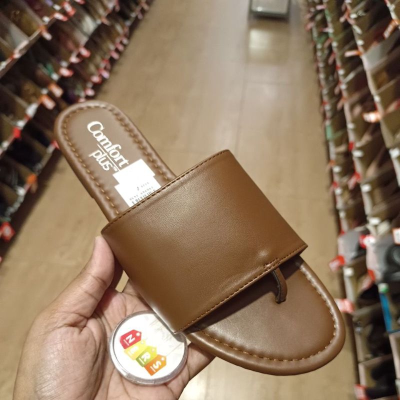 BARBARA SANDAL FLAT COGNAC 196969 - SANDAL COMFORT PLUSH BY PAYLESS