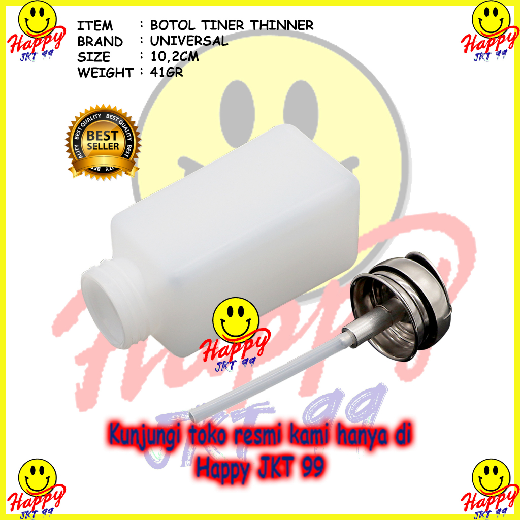 [ HAPPY JKT 99 ] BOTOL TINER THINNER SEMI FIBER TEKNISI LAPTOP HANDPHONE