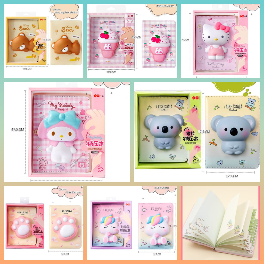 

GM- BUKU DIARY SQUISHY MAGNET LUCU BINDER JOURNAL PLANNER ANAK | NOTEBOOK JOURNAL | BUKU CATATAN | BUKU DIARY | BUKU BINDER SQUISHY | BUKU SQUISHY