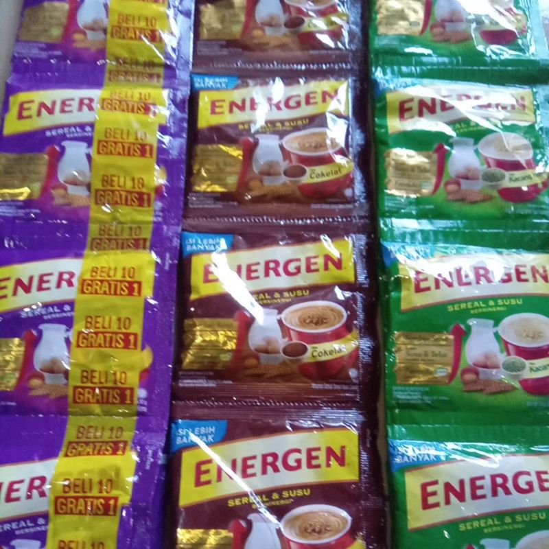

Sereal & Susu ENERGEN All Variant 30 Gram Sachet Eceran