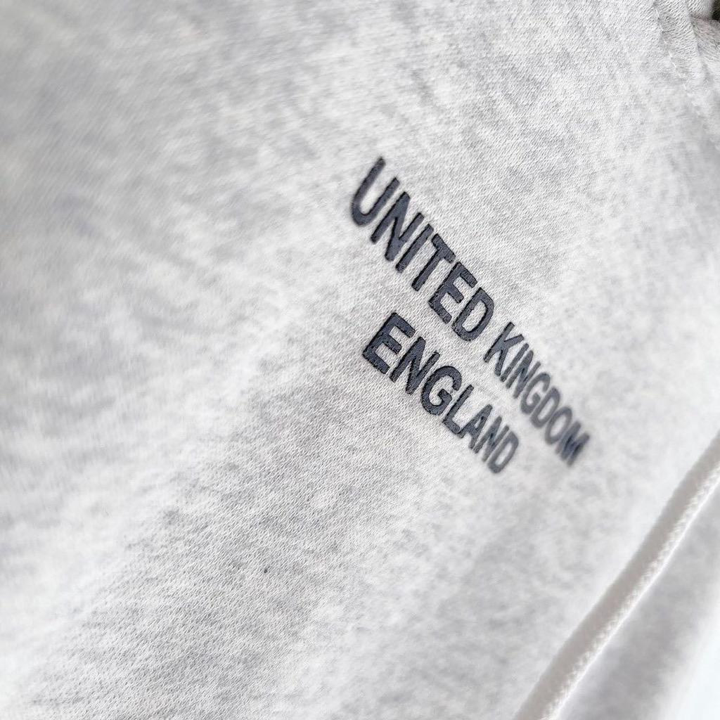 SWEATER UNITED KINGDOM HODIE SWEATER XXL LIGHT GREY TERBARU