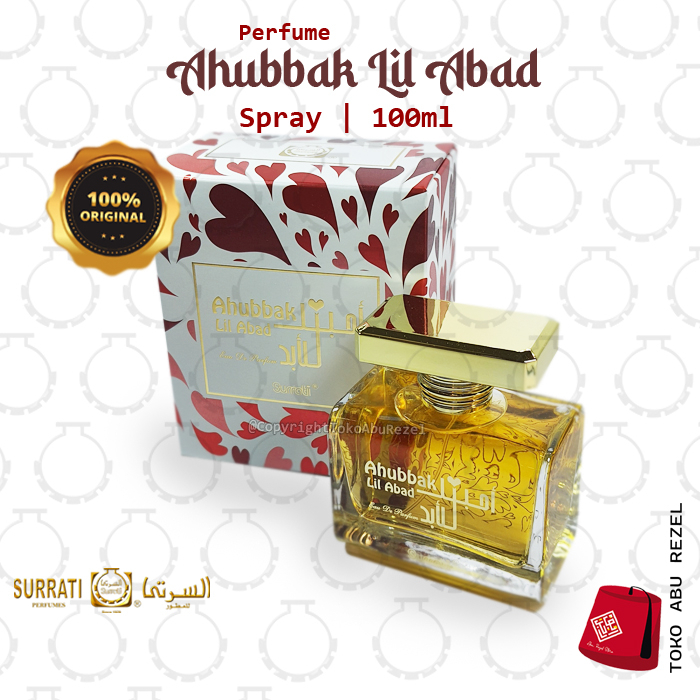 PARFUM AHUBBAK LIL ABAD 1OOML | Parfum Surrati | Spray 100 ml |  Surrati Perfumes| Original Product | Surrati Factory Holly Makkah KSA