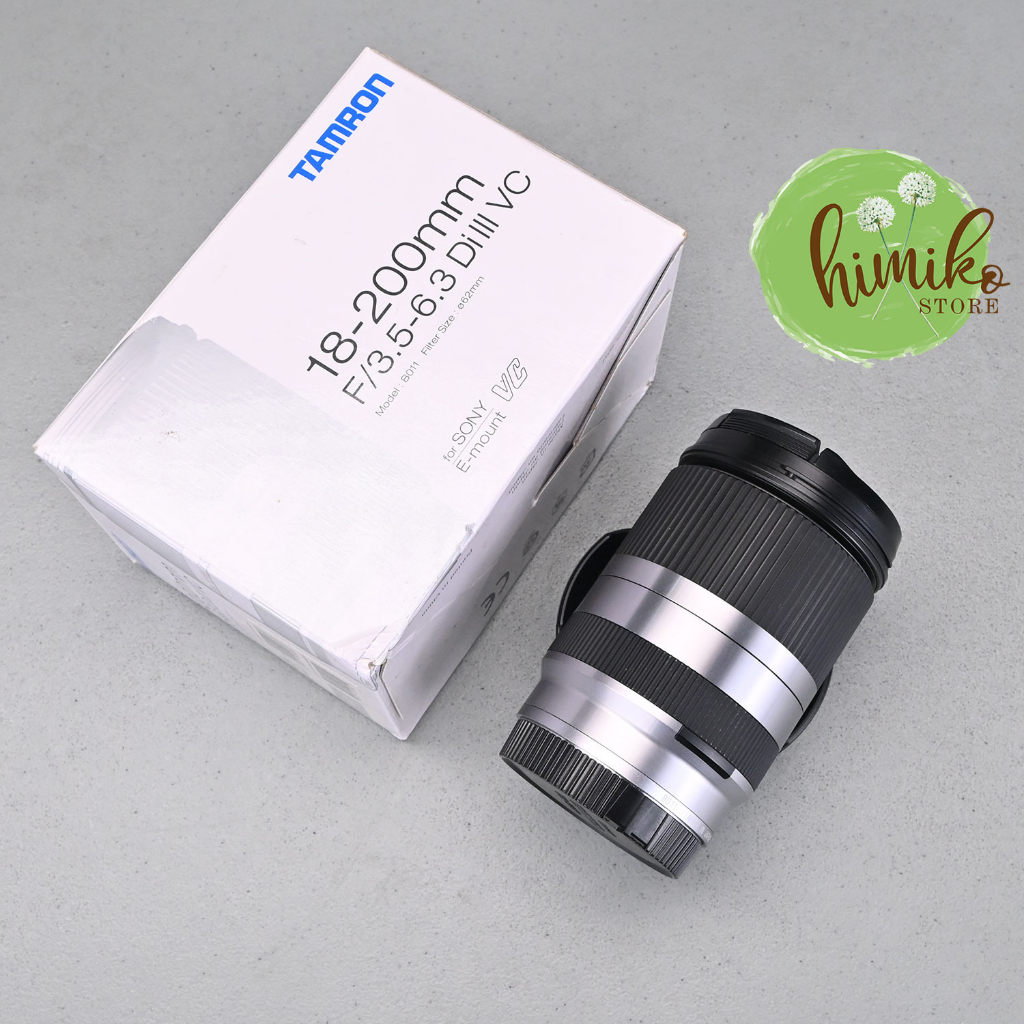 Tamron 18-200mm F 3.5-5.6 DI III VC Bekas Mulus Fullset For Sony