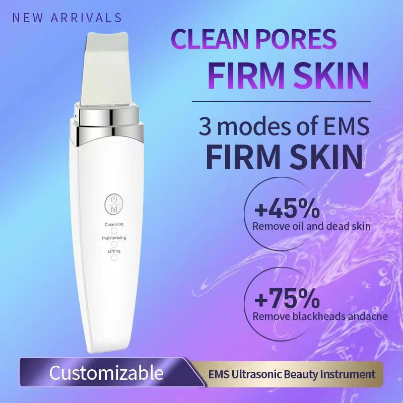 Facial Cleansing Tools Ultrasonic Skin Cleaner For Cleaning Pores Acne Blackheads Moisturizing