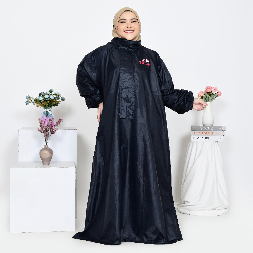 Jas Hujan Gamis Pria dan Wanita Oversize