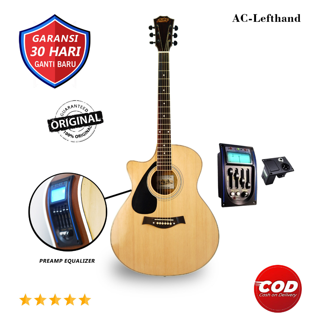 Gitar KIDAL Original Lesley AC-01 Lefthand