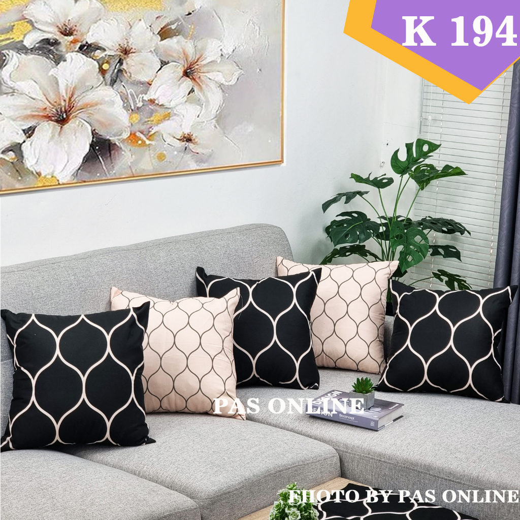 SET SARUNG BANTAL SOFA 40X40 ( 5 SARUNG )